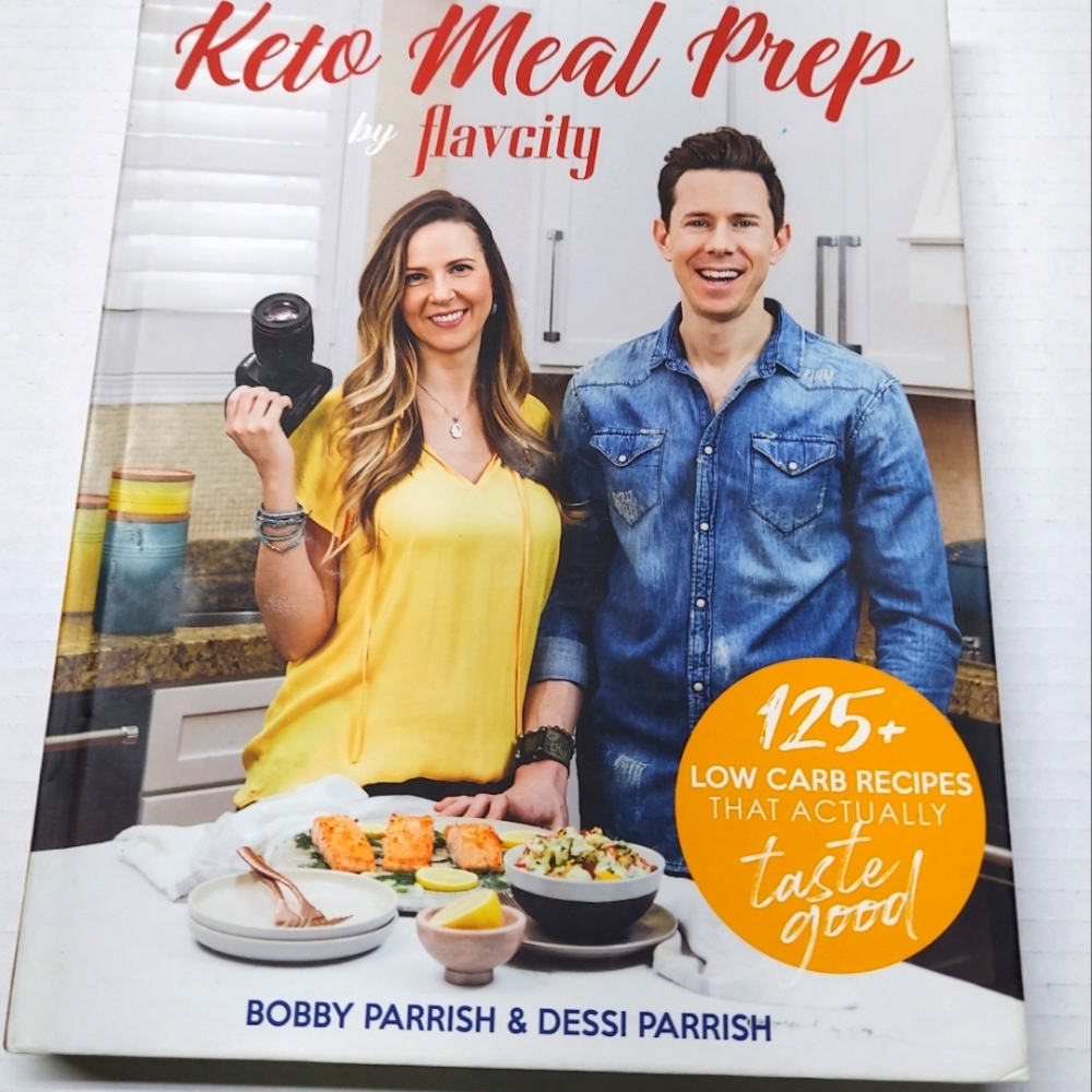 New Keto Meal Prep Cookbook by Flavcity YouTube Influencer